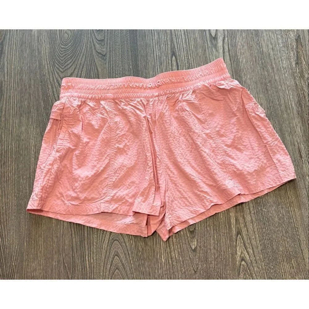 Columbia Boundless Trek Active Shorts Elastic Waist Omni-Shield Pink Size XL